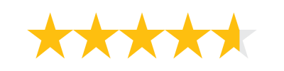4.75 star rating